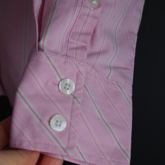 Lily Pulitzer | Pink & White Stripe Shirt - Picture 4 of 4